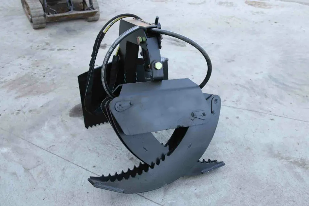 Express Steel Miniskid Forestry Claw - Manual Rotation