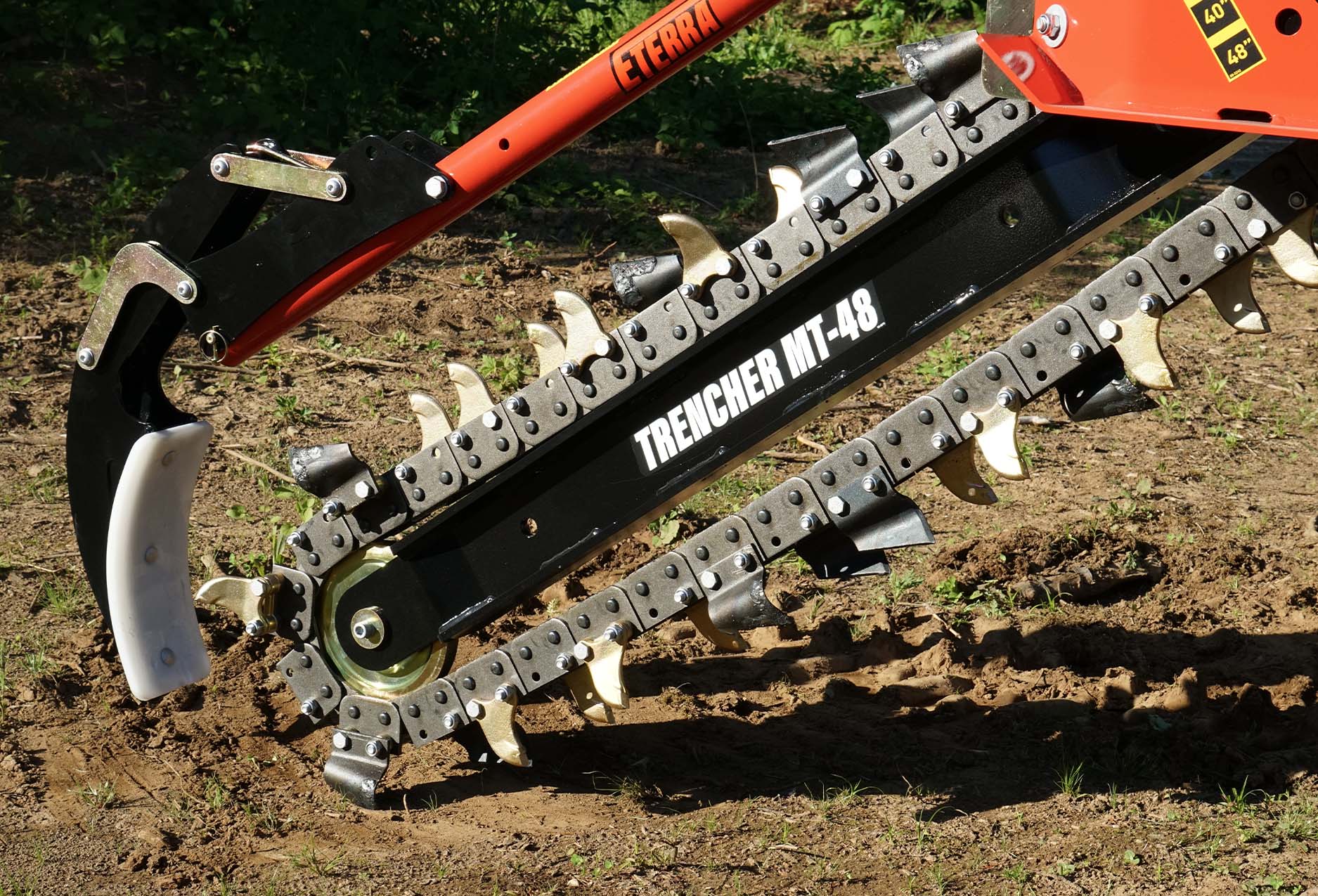skid steer 4ft trencher attachment eterra 71677